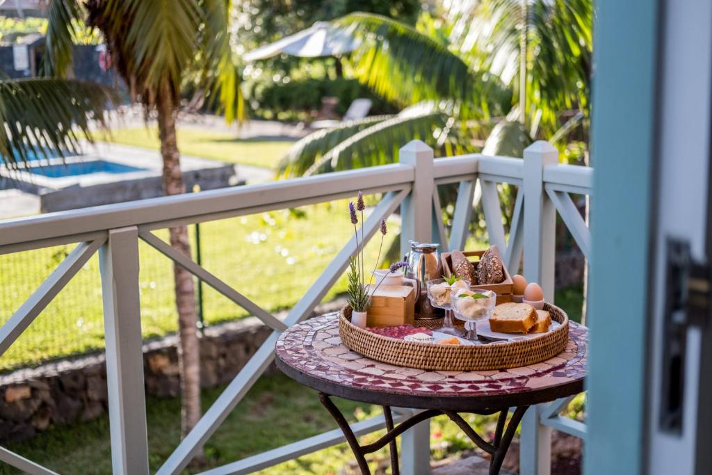 terraza en finca rural en tenerife