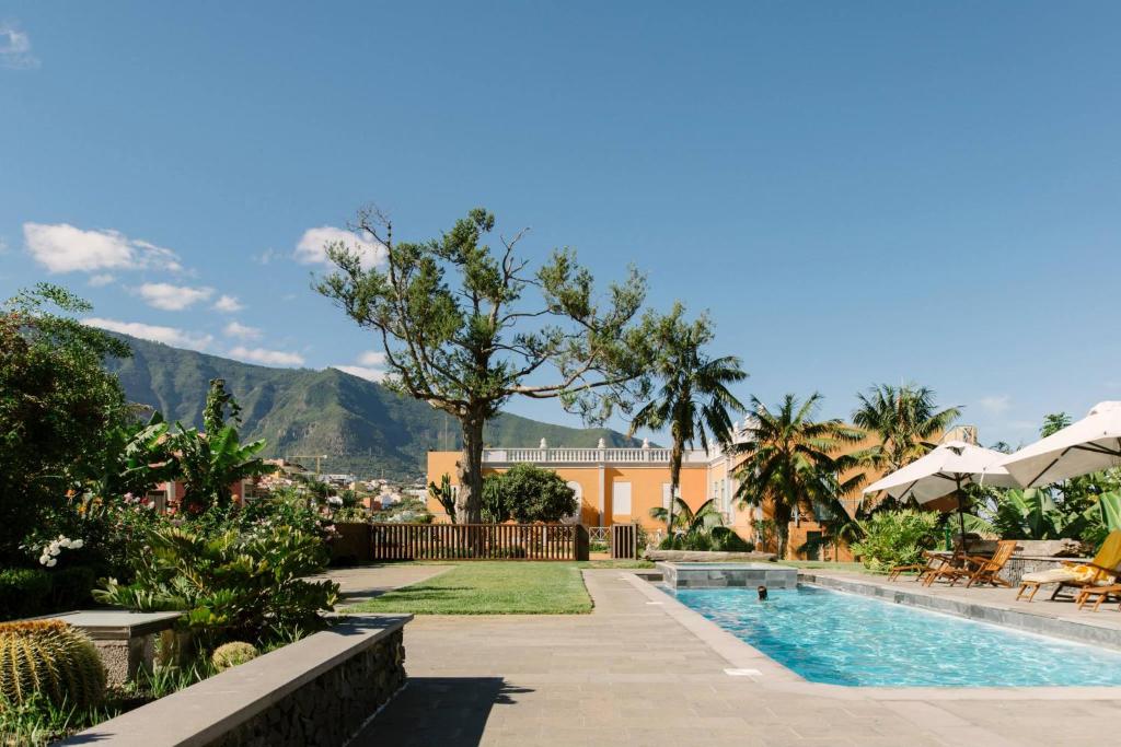 piscina en finca rural en tenerife