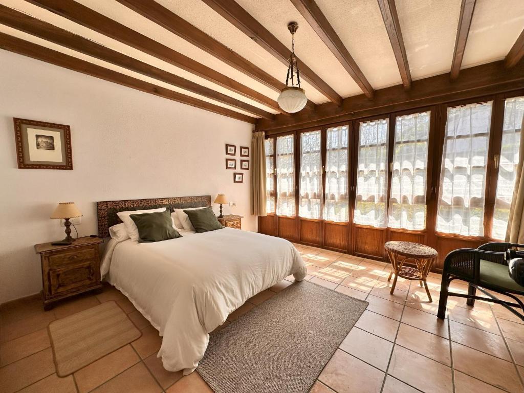 dormitorio de casa rural en asturias