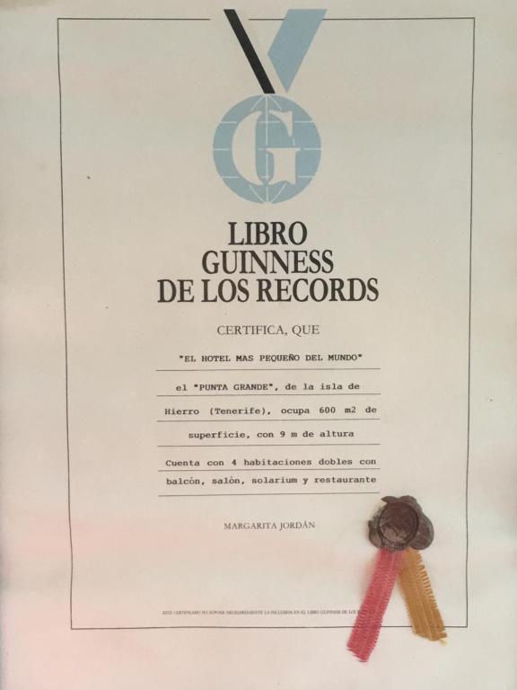 record del hotel más pequeño en el hierro