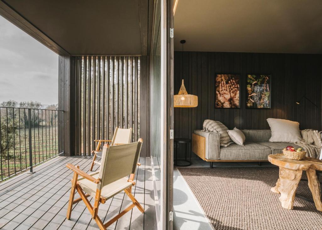 exterior cabaña de lujo cerca de barcelona