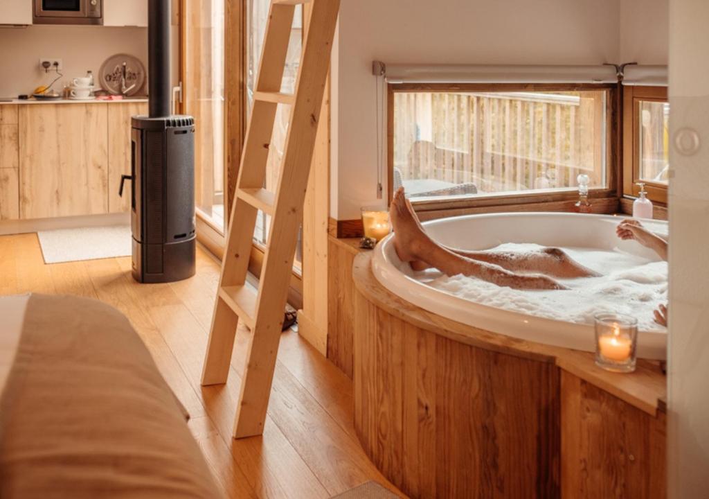 jacuzzi cabañas en Bueu