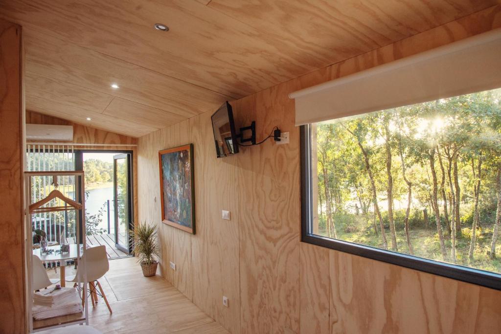 interior cabañas galicia