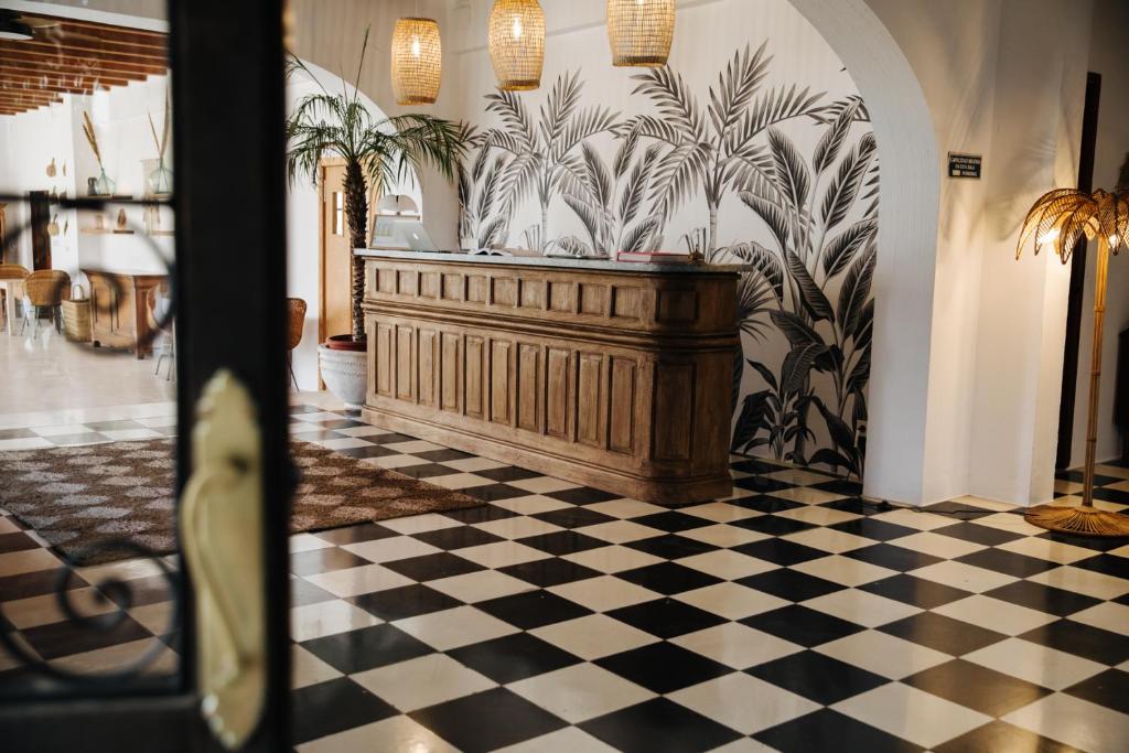 recepción hotel boutique en ibiza