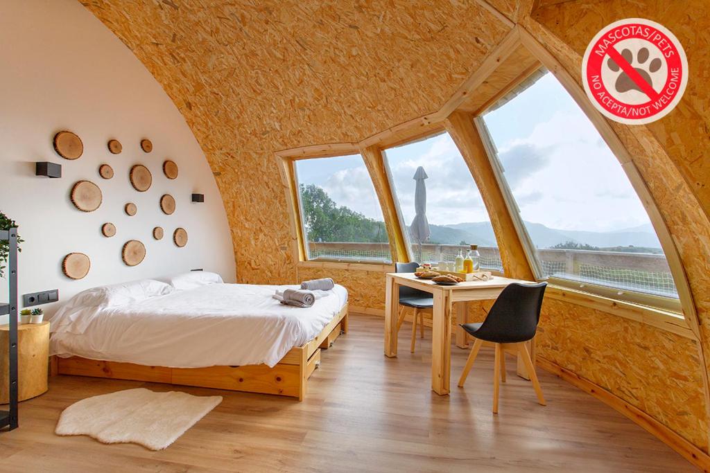 interior iglús en la Selva de Irati