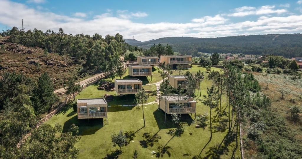 `paisaje cabañas de lujo en coruña