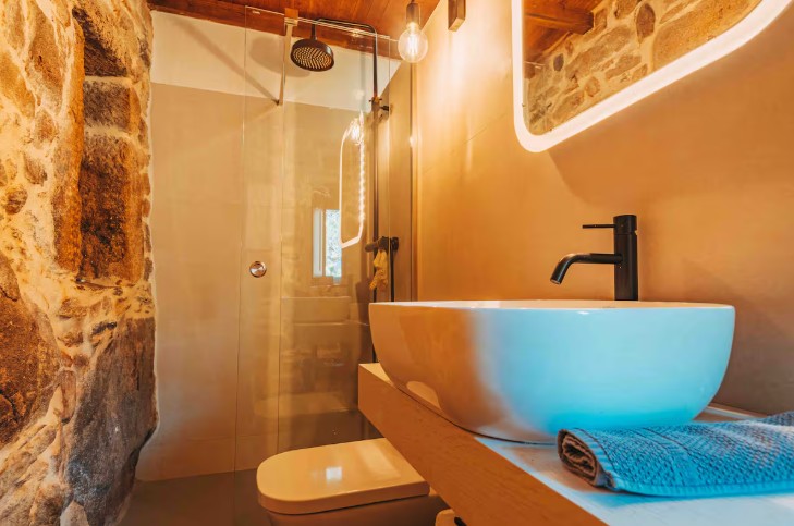 baño casa en ribeira sacra