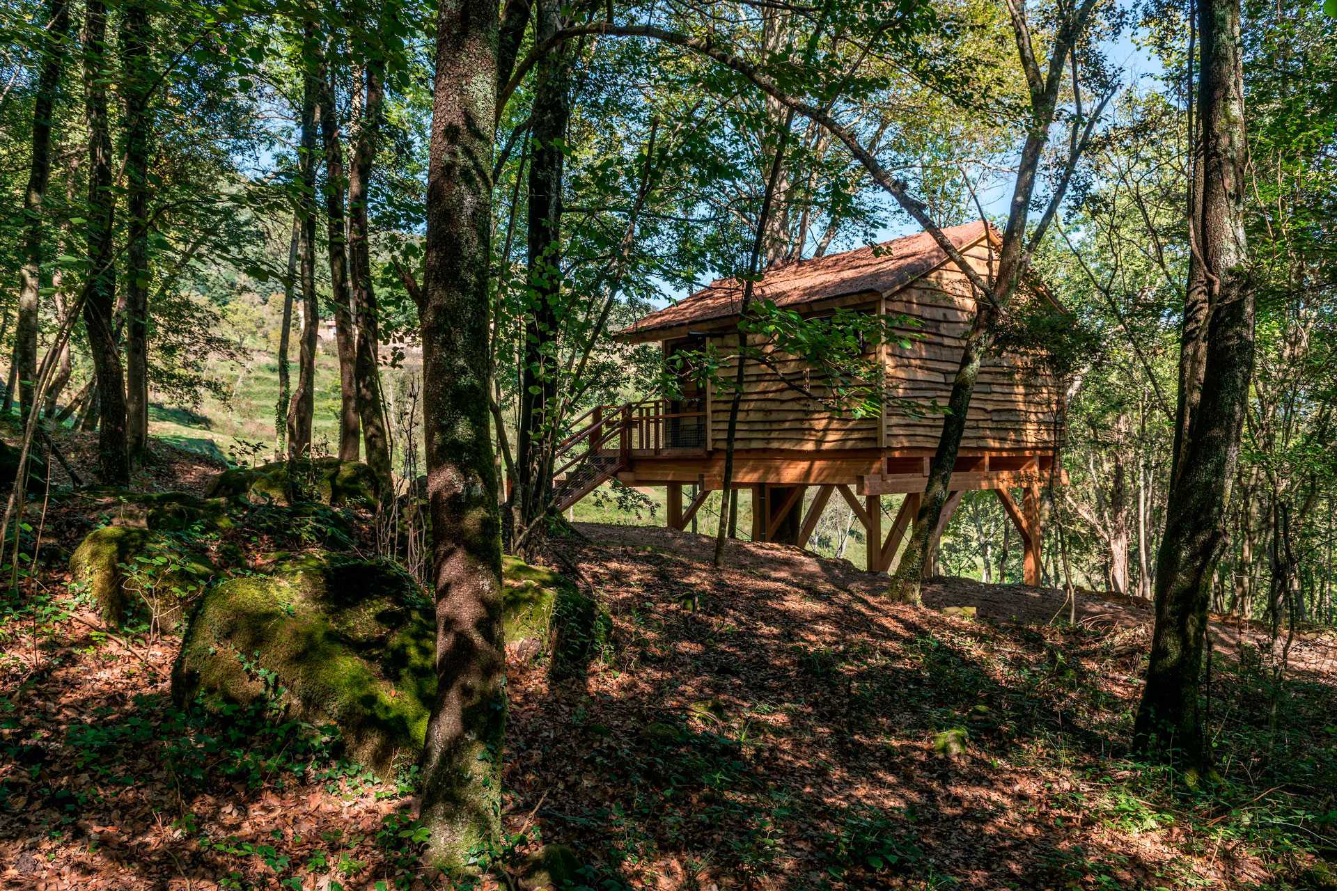 cabañas bosque cataluña