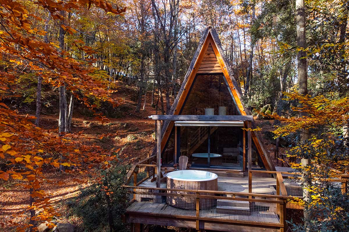 cabañas con jacuzzi cataluña