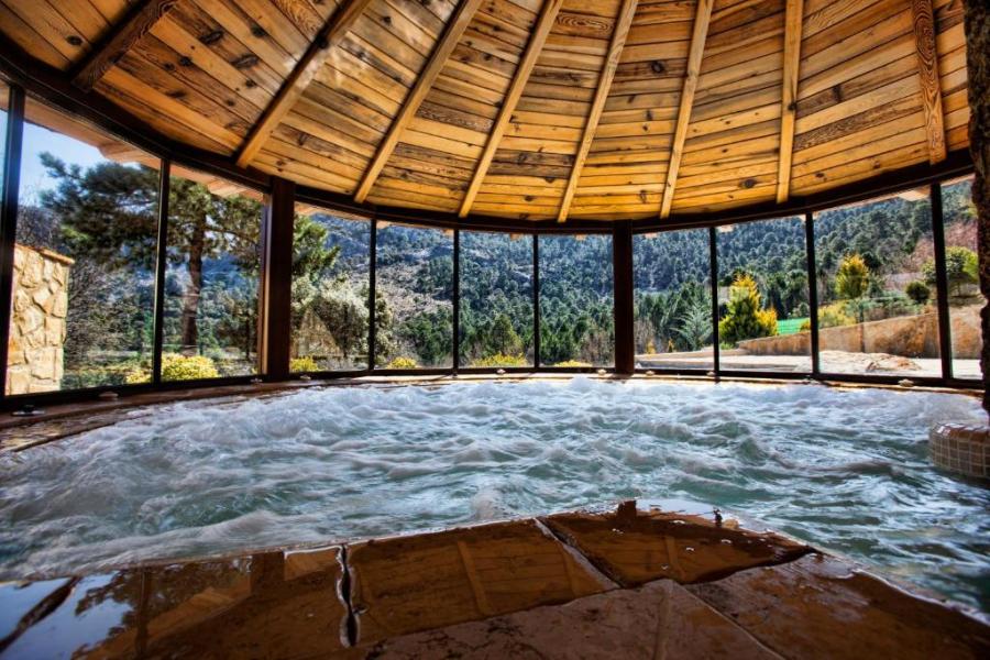 spa mirador en hotel rural en la sierra de cazorla