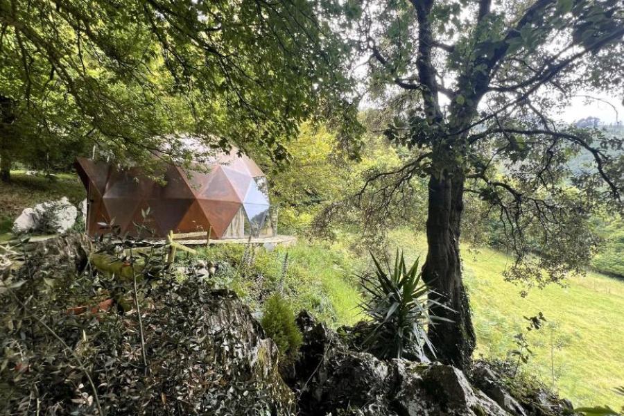 domo geodésico en cantabria