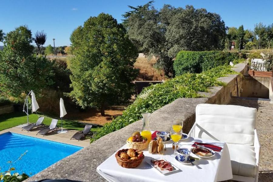 desayuno exterior castillo salamanca