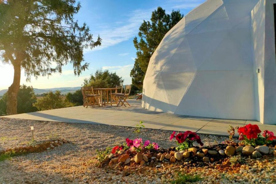 exterior domo geodésico