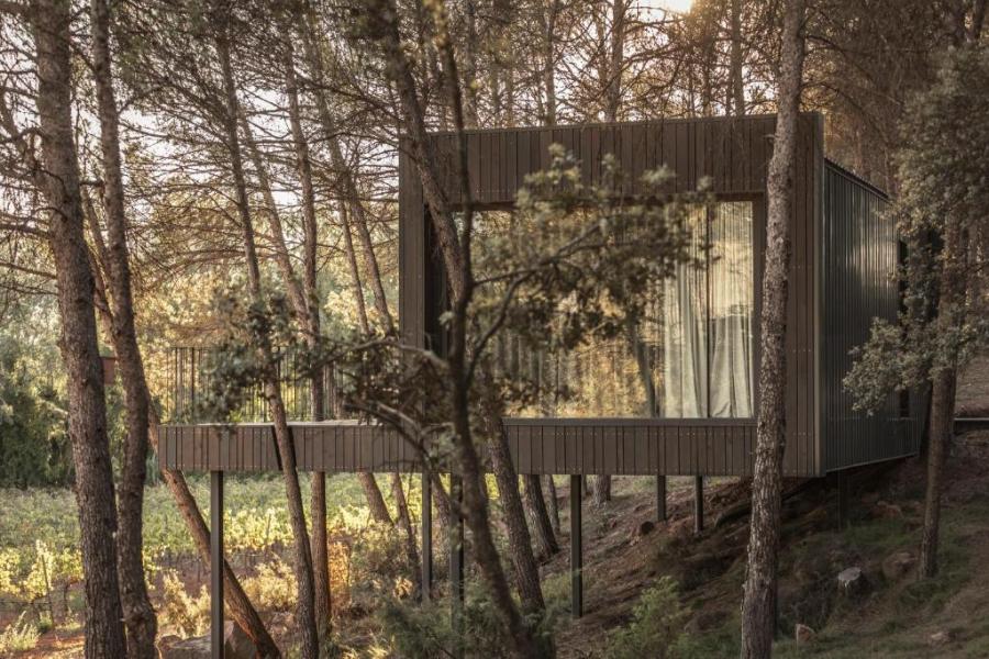 cabaña de lujo cerca de barcelona