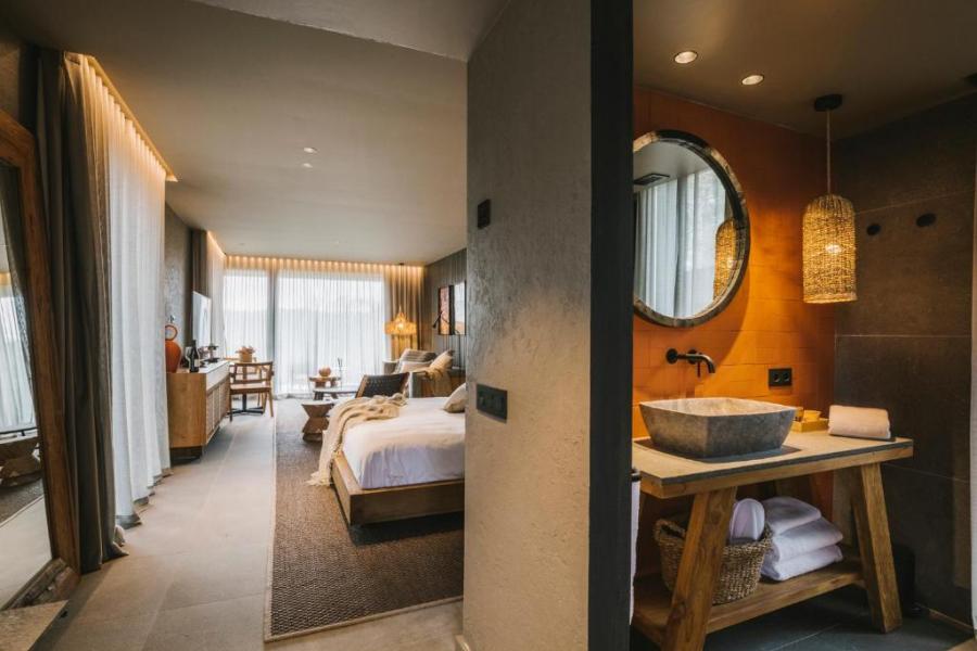 interior cabaña de lujo cerca de barcelona