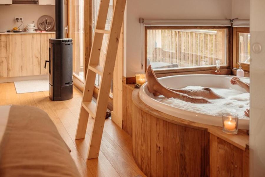 jacuzzi cabañas en Bueu