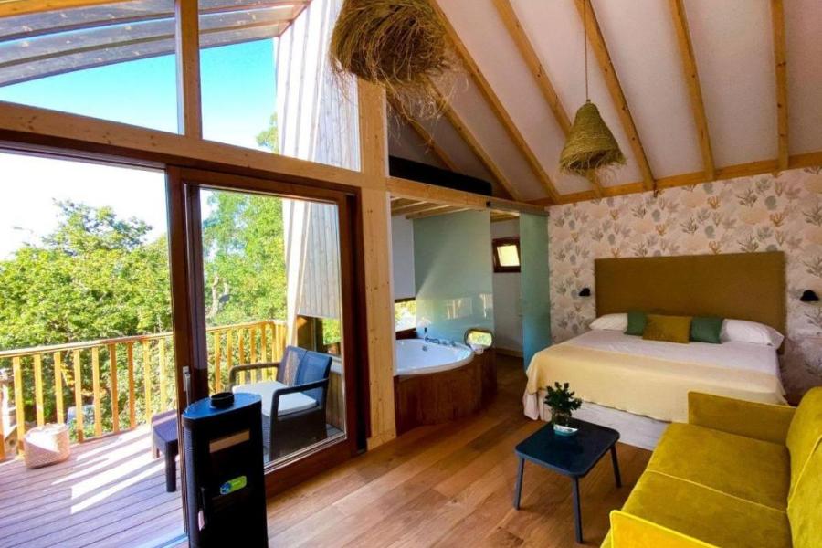 interior cabañas en Bueu