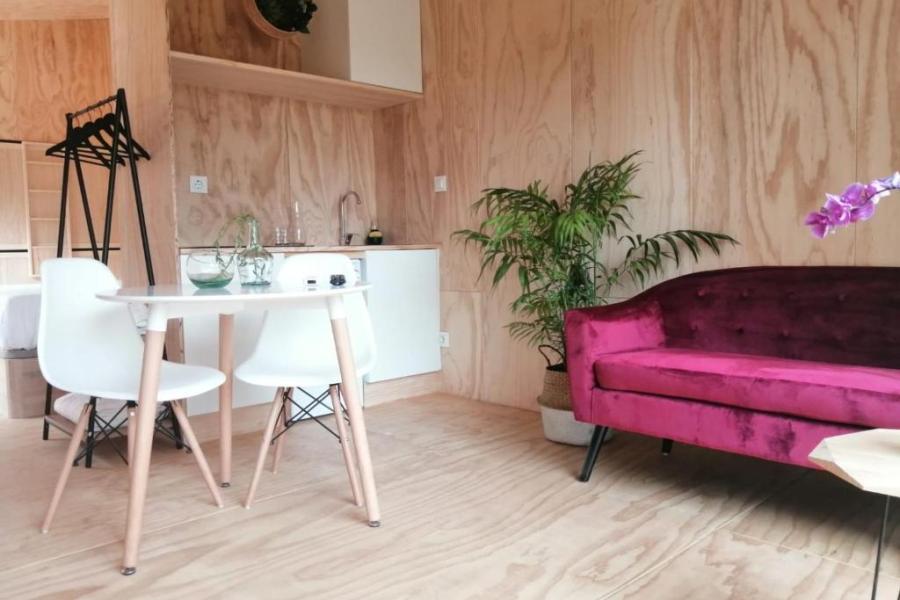 interior cabañas galicia