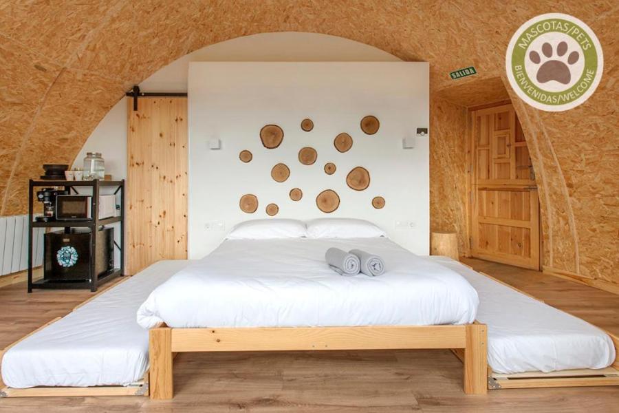 interior iglús en la Selva de Irati