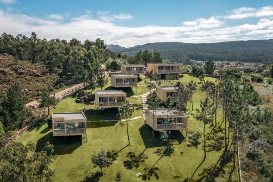 `paisaje cabañas de lujo en coruña