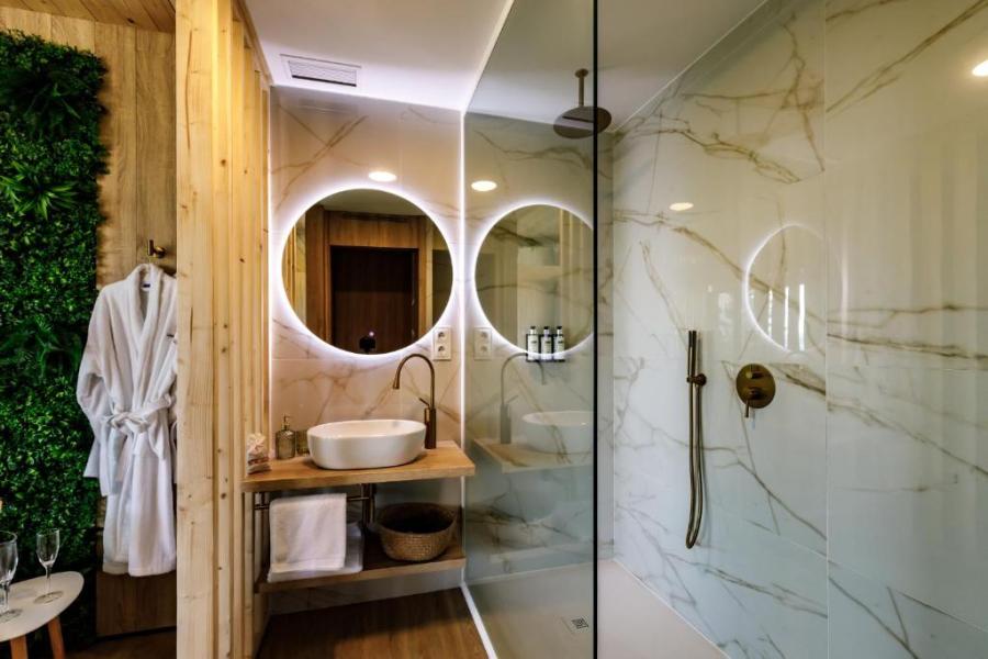 baño cabañas de lujo en coruña