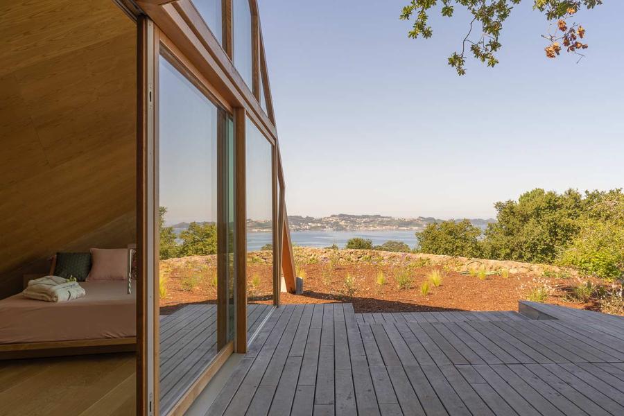 cabañas con vistas al mar pontevedra